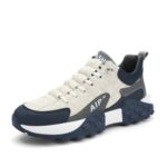 Prime Gold Outdoor Fashion Casual Sports Shoes - White Blue