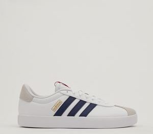 adidas Vl Court 3.0 Ftwr White/Dark Blue/Better Scarlet