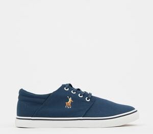 Polo Men's Classic Canvas Sneaker Navy