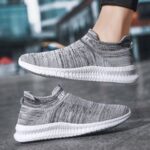 Bazics Mens Casual Lightweight Sneaker Grey