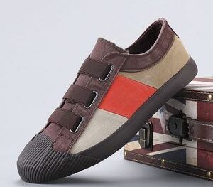 Bazics Canvas Shoes Men Casual Skateboard Sneakers Brown