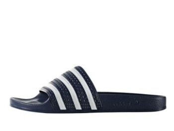 adidas Originals Adilette Mens Slides Navy/White