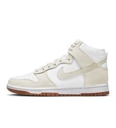 Nike Dunk High Womens Shoes White/Sail Gum/Red