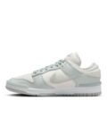 Nike Dunk Low Twist Womens Shoes Silver/White