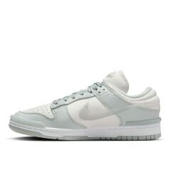 Nike Dunk Low Twist Womens Shoes Silver/White