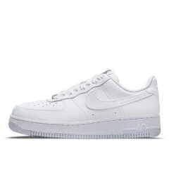 Nike Air Force 1 07 Womens Shoes White/Silver
