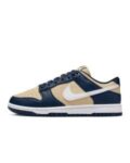 Nike Dunk Low Womens Shoes Navy/Gold