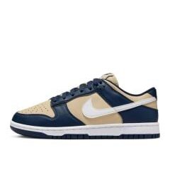 Nike Dunk Low Womens Shoes Navy/Gold