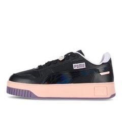 Puma Carina Street Charms Sneaker Womens Black Purple