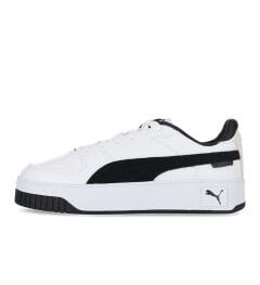 Puma Carina Street Logo Power Womens Shoes White/Black/Grey