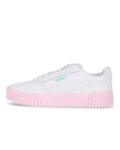 Puma Carina 2.0 Sneaker Womens White Pearl Pink