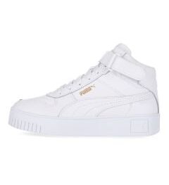Puma Carina Street Mid Womens Shoes White Gold