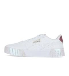 Puma Carina 2.0 Girl Power Womens Shoes White/Silver