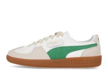 Puma Palermo LTH Mens Shoes White/Green Gum