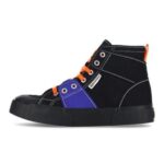 Superga 2696 Stripe Colourblock Mens Shoes Black/Royal/Orange