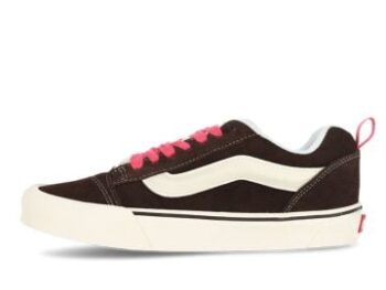 Vans Knu Skool Retro Colour Mens Shoes in Brown/White