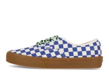 Vans Auth Checkerboard Mens Shoes Blue/White