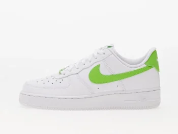 Nike Air Force 1 07 Womens Shoes White/Action Green
