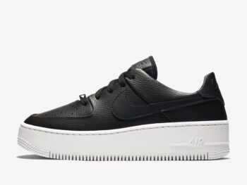 Nike Air Force 1 Sage Low Womens Shoes Black/White